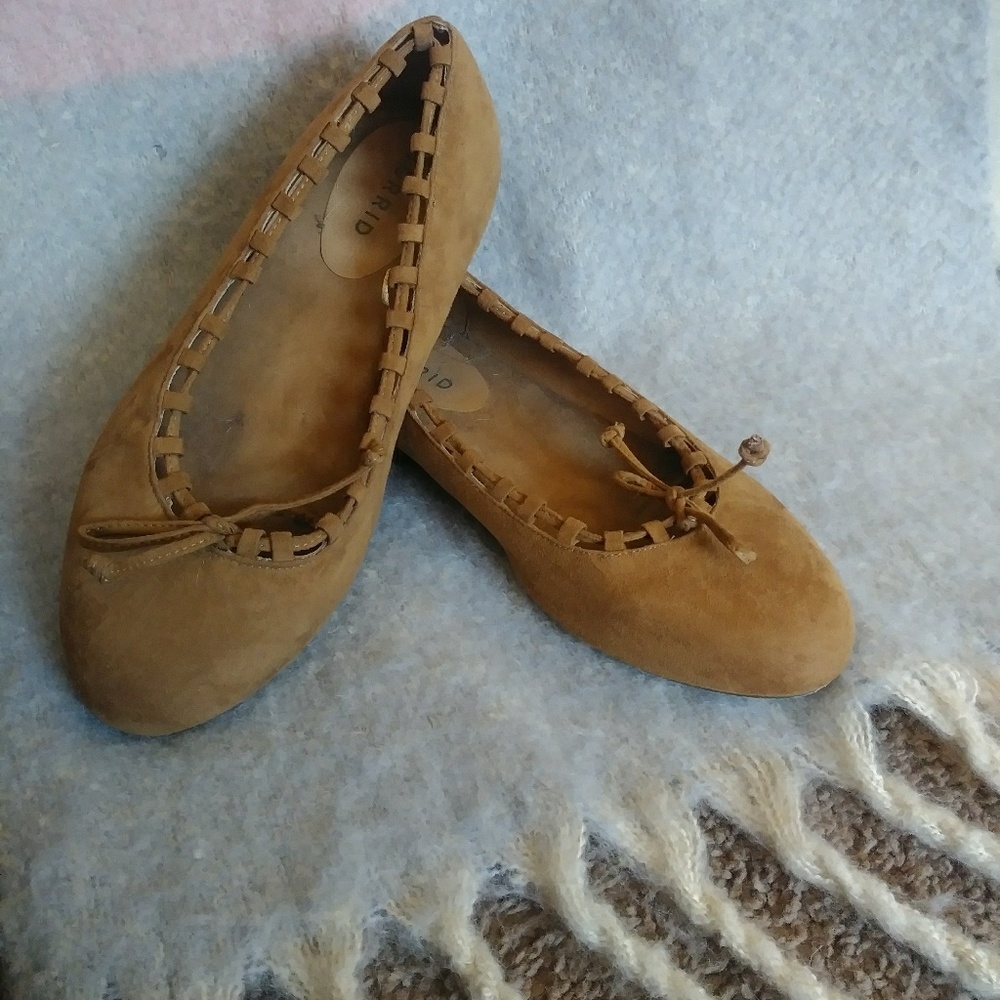 Torrid leather tie flats